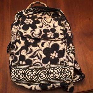 Vera Bradley Black/Cream Backpack